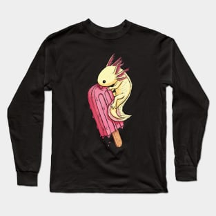 Strawberry Axolotl Long Sleeve T-Shirt